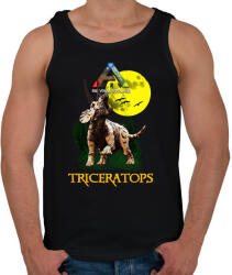 printfashion ARK TRICERATOPS - Férfi atléta - Fekete (6586527)
