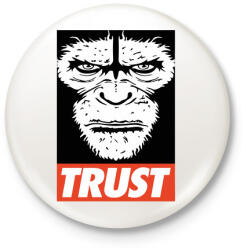 printfashion Bizalom - Kitűző, hűtőmágnes - Fehér (3075414)