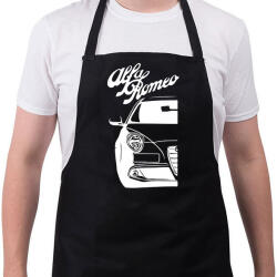 printfashion Alfa Romeo Mito - White - Kötény - Fekete (13780405)