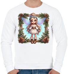 printfashion Tündér - Férfi pulóver - Fehér (15334303)