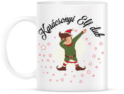 printfashion Karácsonyi Elf-dub - Bögre - Fehér (5724145)