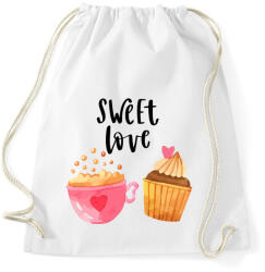 printfashion Édes szerelem - Sportzsák, Tornazsák - Fehér (1172895)