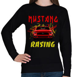 printfashion MUSTANG RACING 2 - Női pulóver - Fekete (14090409)