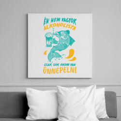 printfashion Sok okom van ünnepelni - Vászonkép - Fehér (9462879)