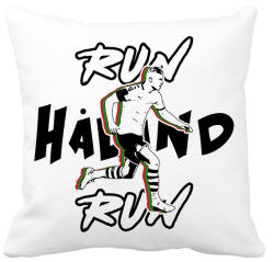 printfashion RUN Haland RUN! - Párnahuzat, Díszpárnahuzat - Fehér (2290361)