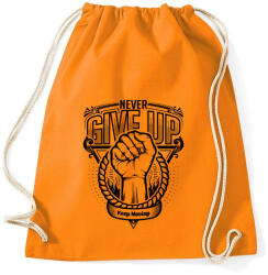 printfashion Soha ne add fel! - Sportzsák, Tornazsák - Narancssárga (365770)