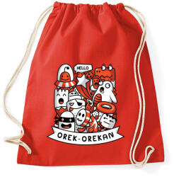 printfashion Tökfej csapat - Sportzsák, Tornazsák - Piros (44904)