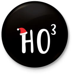 printfashion HO3 - Kitűző, hűtőmágnes - Fekete (3100034)