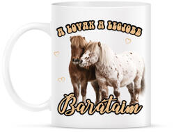 printfashion Legjobb barátaim - Bögre - Fehér (7491938)