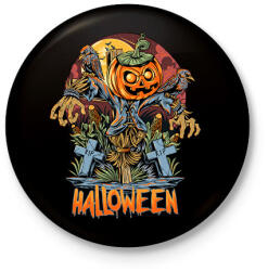 printfashion Halloween - Kitűző, hűtőmágnes - Fekete (13806980)