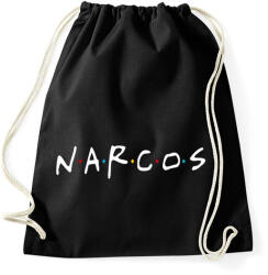 printfashion Narcos - Sportzsák, Tornazsák - Fekete (837007)
