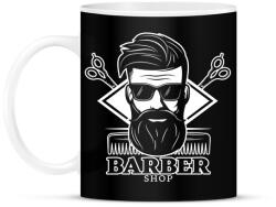 printfashion Barbershop - Bögre - Fekete (6186990)
