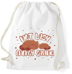 printfashion Energy saving - Sportzsák, Tornazsák - Fehér (7531230)