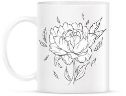 printfashion Virág - Bögre - Fehér (11763425)