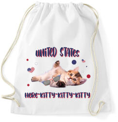 printfashion Cicc-cicc - United States - Sportzsák, Tornazsák - Fehér (7583995)