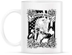 printfashion Amerikai álom - Bögre - Fehér (801508)