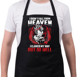 printfashion Pokolból - Kötény - Fekete (4925521)