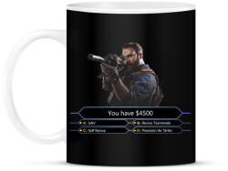 printfashion Warzone Millionaire - Bögre - Fekete (2770273)