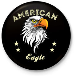 printfashion Sas - Kitűző, hűtőmágnes - Fekete (4975432)