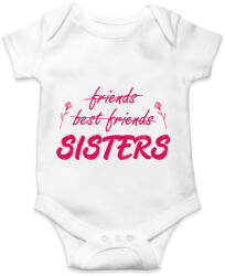 printfashion Friends, best friends, sisters - Baba Body - Fehér (13496007)