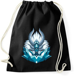 printfashion Démon sárkány - Sportzsák, Tornazsák - Fekete (3669324)