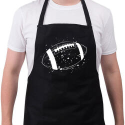 printfashion American football - Kötény - Fekete (15870700)