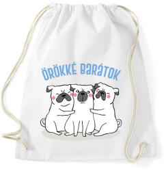 printfashion Örökké barátok - Sportzsák, Tornazsák - Fehér (6674562)