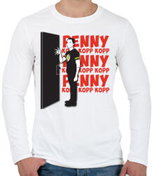 printfashion Agymenők - Férfi hosszú ujjú póló - Fehér (821493)