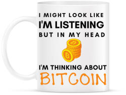 printfashion Bitcoin My Head - Bögre - Fehér (4967108)