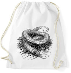 printfashion Földigiliszta rajz - Sportzsák, Tornazsák - Fehér (16688956)