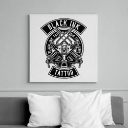 printfashion Tattoo Ink - Vászonkép - Fehér (6628842)