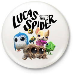 printfashion Lucas the spider - Kitűző, hűtőmágnes - Fehér (16624721)
