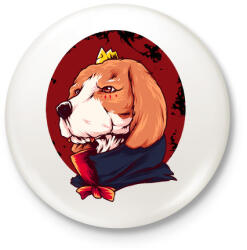 printfashion Vámpír minta - Kitűző, hűtőmágnes - Fehér (5538317)