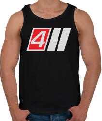 printfashion AUDI S4 - Férfi atléta - Fekete (843067)