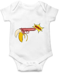printfashion Banánfegyver - Baba Body - Fehér (1329446)