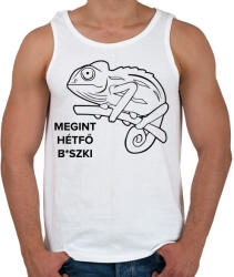 printfashion Megint hétfő - Férfi atléta - Fehér (5380353)