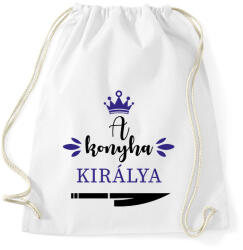 printfashion A konyha királya - Sportzsák, Tornazsák - Fehér (16349828)
