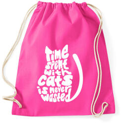 printfashion A cicákkal eltöltött idő - Sportzsák, Tornazsák - Fukszia (1793928)