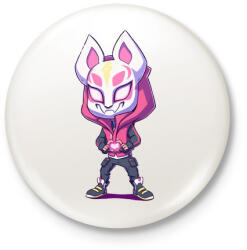 printfashion Fortnite LOVE - Kitűző, hűtőmágnes - Fehér (3083296)