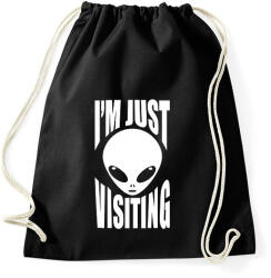 printfashion Látogatóban - Sportzsák, Tornazsák - Fekete (1513214)