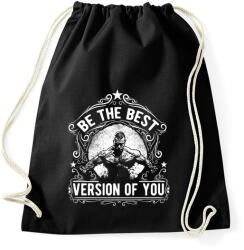printfashion A legjobb formád - férfi - Sportzsák, Tornazsák - Fekete (334596)