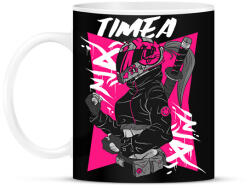 printfashion motoros Timea - Bögre - Fekete (11837040)