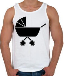 printfashion Babakocsi - Férfi atléta - Fehér (12019807)