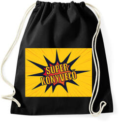 printfashion Super könyvelő - Sportzsák, Tornazsák - Fekete (6542538)