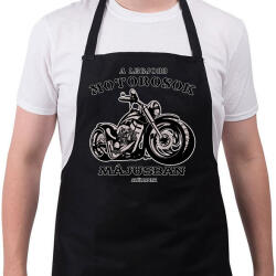 printfashion a legjobb motorosok - Kötény - Fekete (6026925)