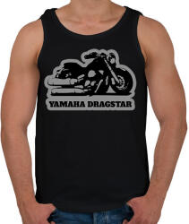printfashion Yamaha Dragstar motor - Férfi atléta - Fekete (15563647)