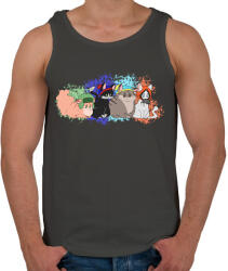 printfashion South park cicák - Férfi atléta - Sötétszürke (14029909)