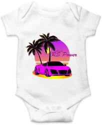 printfashion Vice City - Audi - Baba Body - Fehér (2640106)