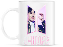 printfashion BTS J-hope - Bögre - Fehér (1970325)