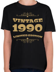printfashion 1990 - Gyerek póló - Fekete (4096334)